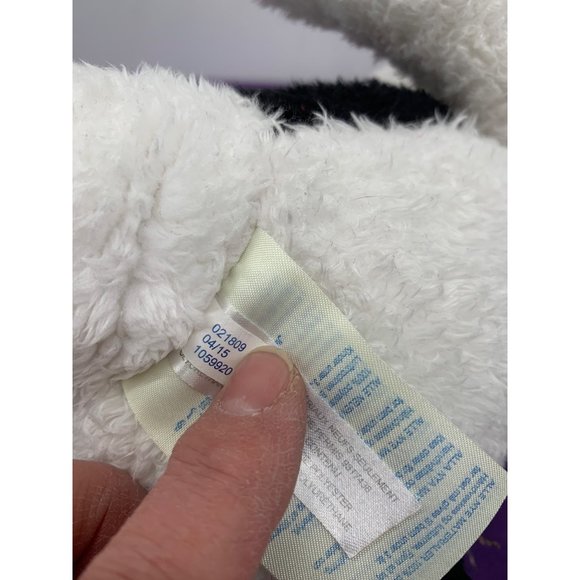 2015 Build-A-Bear Workshop Black White Cookies and Cream Puppy 16 inch Plush Stu - Picture 6 of 10